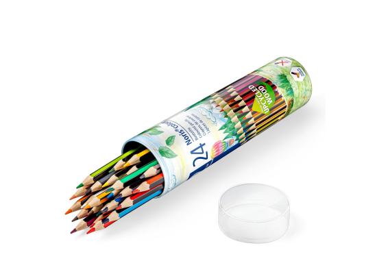 Staedtler Metal Tin Containing 24 Colored Pencils In Assorted Colors